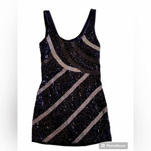 Vintage hand embroidered Guess party dress